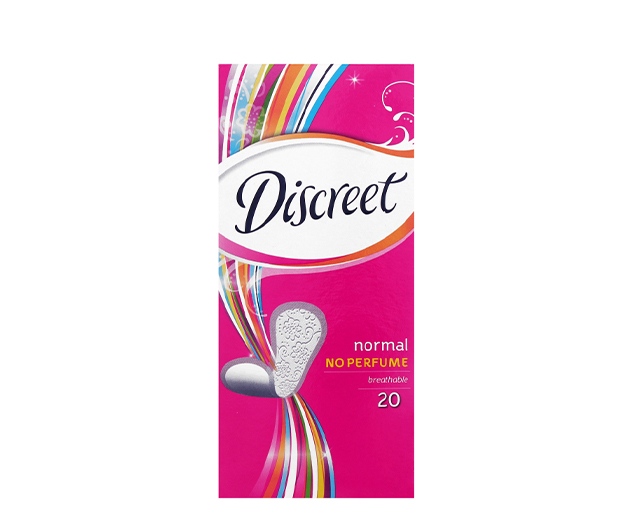 Discreet ყოველდღიური ჰიგიენური საფენი ნორმალი 